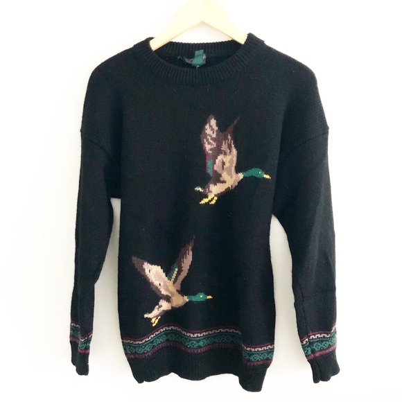 Vintage Sweaters - Vintage Charter Club Mallard Sweater